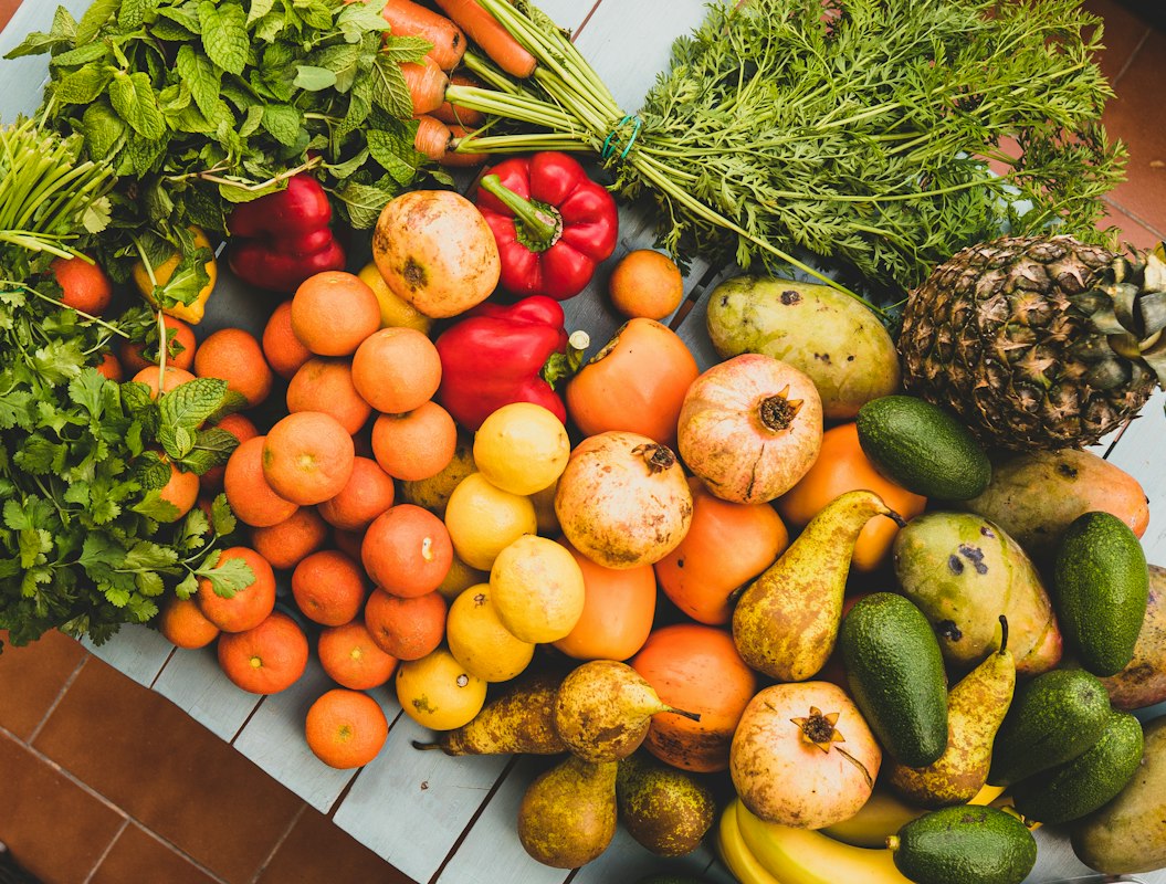 Alimentos ricos en nutrientes y vitaminas
